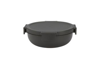 brabantia salade lunchkom dark grey 1,3 liter