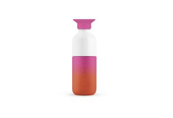 dopper steel 350 ml sunset pink waterfles