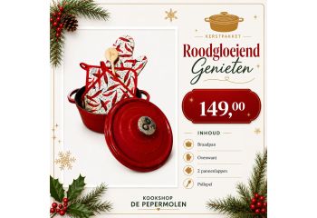 luxe kerstpakket voor kookliefhebbers roodgloeiend genieten