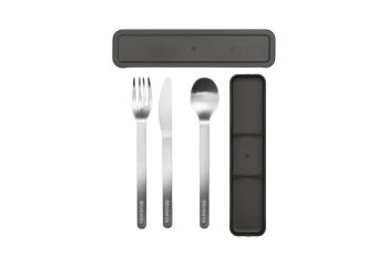 brabantia make & take bestekset dark grey

