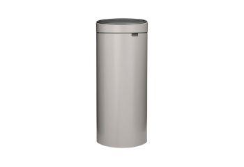 brabantia touch bin new soft grey 30 liter