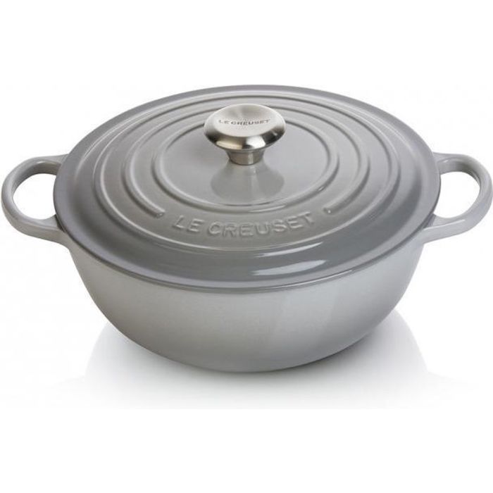 Le Creuset Braadpan Marmite 26cm Mist Grey 