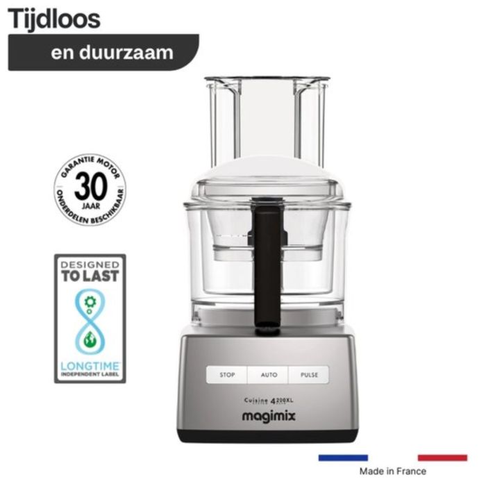 Magimix CS 4200 XL Foodprocessor Mat Chroom 