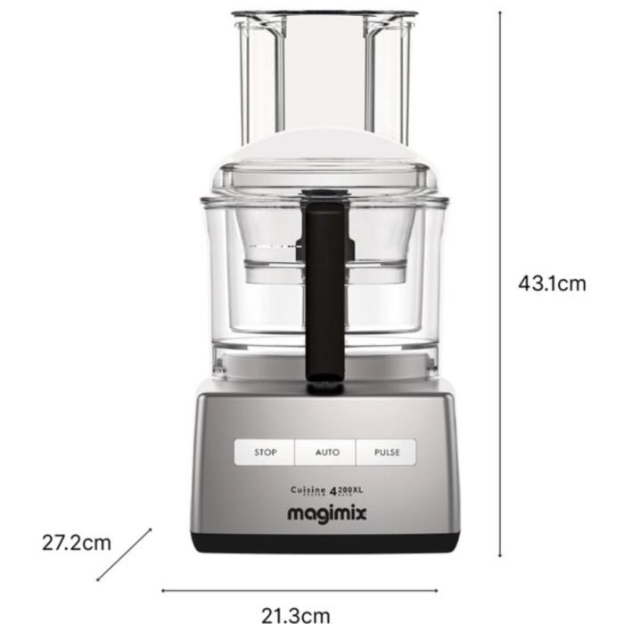Magimix CS 4200 XL Foodprocessor Mat Chroom 