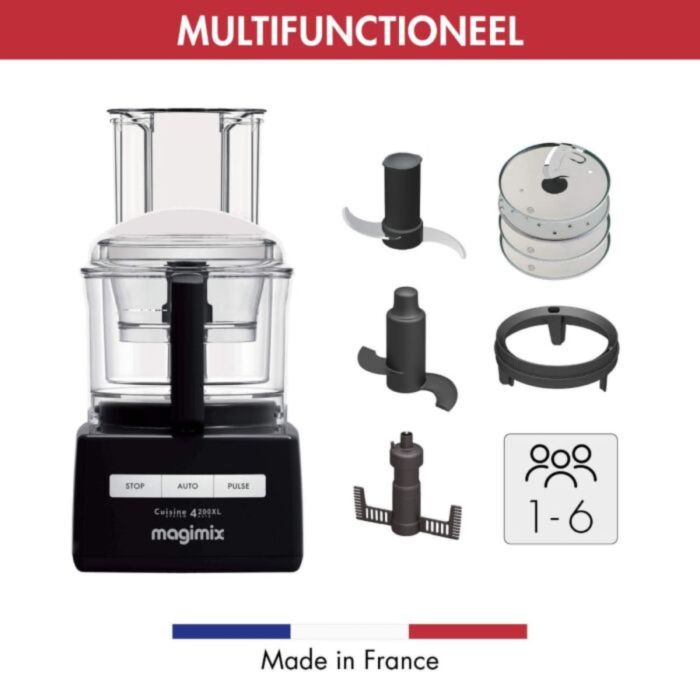 Magimix CS 4200 XL foodprocessor Zwart 