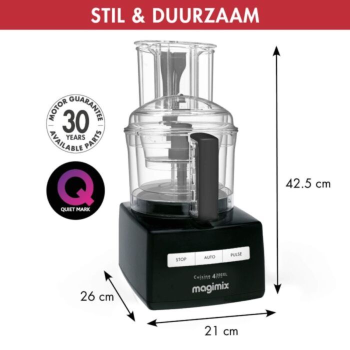 Magimix CS 4200 XL foodprocessor Zwart 