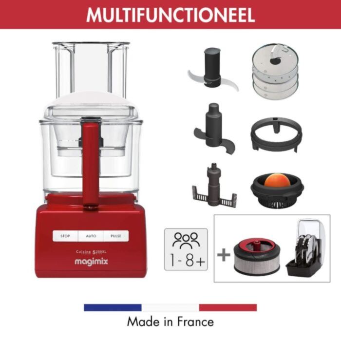 Magimix CS 5200 XL Premium Foodprocessor Rood 