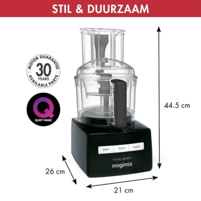 Magimix CS 5200 XL Premium Foodprocessor Zwart