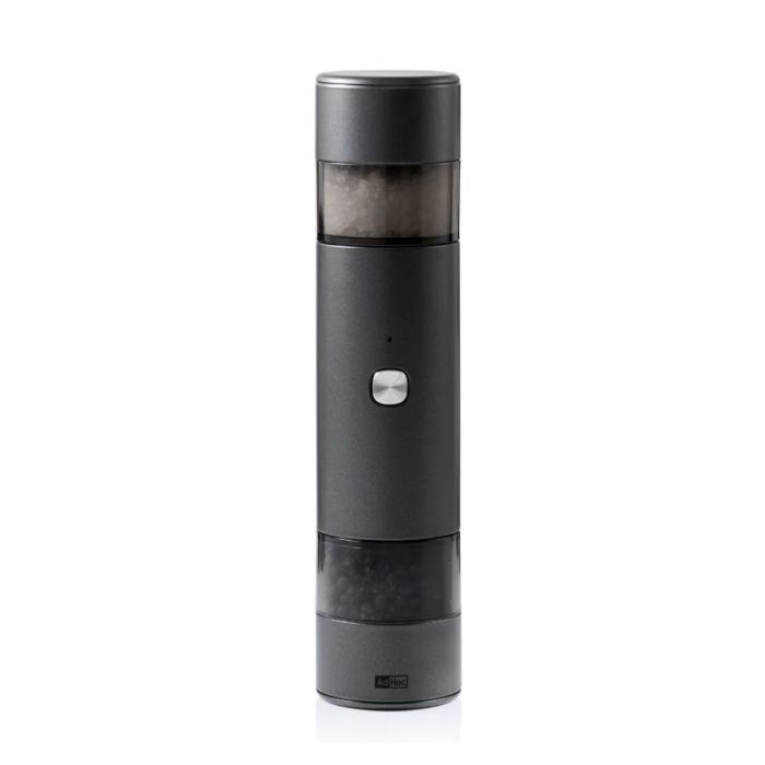 ADHOC i.Mill Duo Elektrische 2-in-1 Peper- en Zoutmolen Donkergrijs