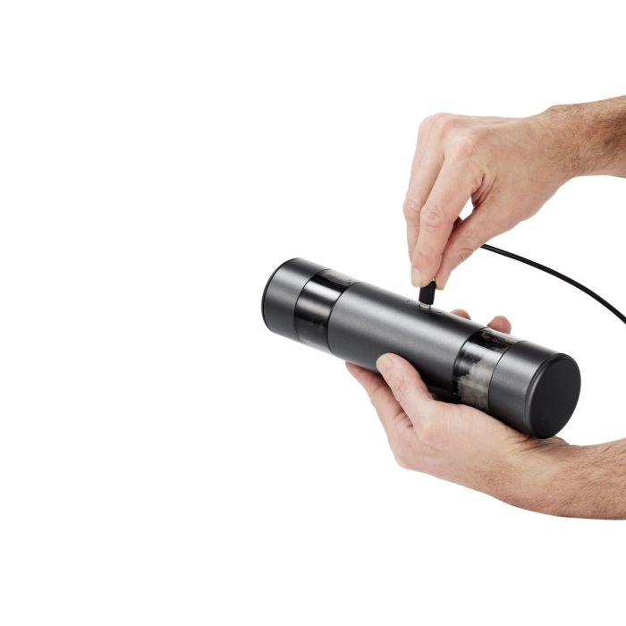 ADHOC i.Mill Duo Elektrische 2-in-1 Peper- en Zoutmolen Donkergrijs