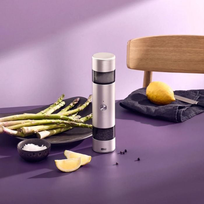 ADHOC i.Mill Duo Elektrische 2-in-1 Peper- en Zoutmolen RVS