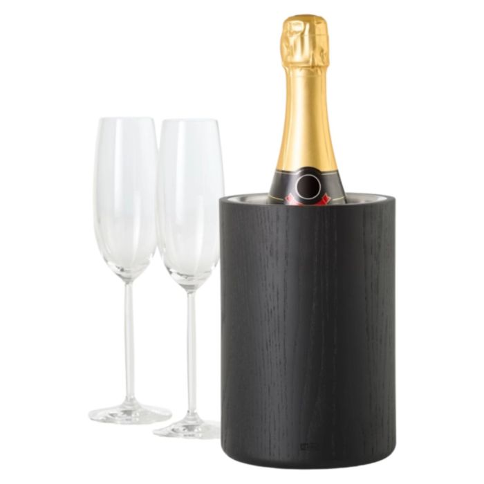 AdHoc Wijn- en Champagnekoeler Vine Essenhout - RVS