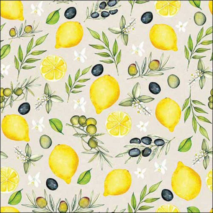 Ambiente Servetten Olives & Lemon