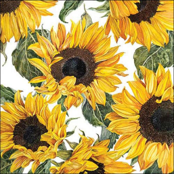 Ambiente Servetten Sunflowers Blossoming