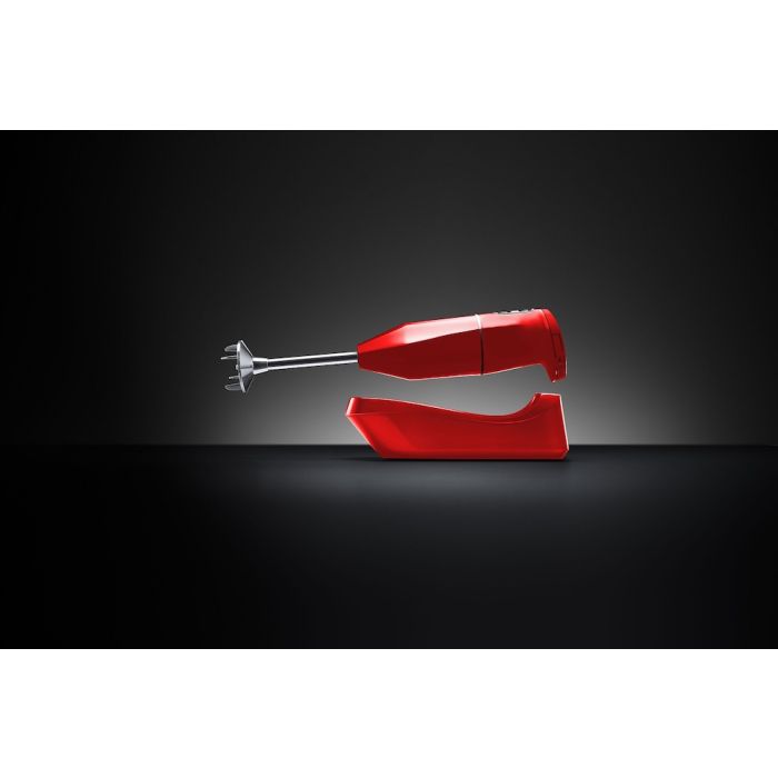 Bamix® Cordless Plus Rood + GRATIS Zwarte SliceSy & kookboek t.w.v. € 121,50