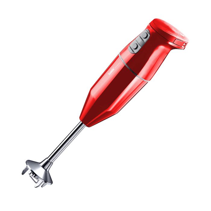 Bamix® Cordless Plus Rood + GRATIS Zwarte SliceSy & kookboek t.w.v. € 121,50