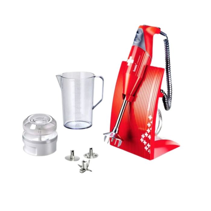 Bamix Swissline M200 Rood + Gratis artikelen t.w.v. € 37,50