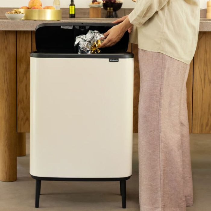Brabantia Bo Touch Bin Hi 2 x 30l Soft Beige