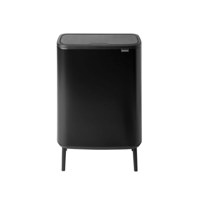 Brabantia Bo Touch Bin Hi Prullenbak 60 Liter Mat Zwart