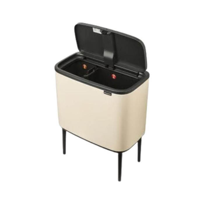 Brabantia Bo Touch Bin Prullenbak 11+23 Liter Soft Beige 