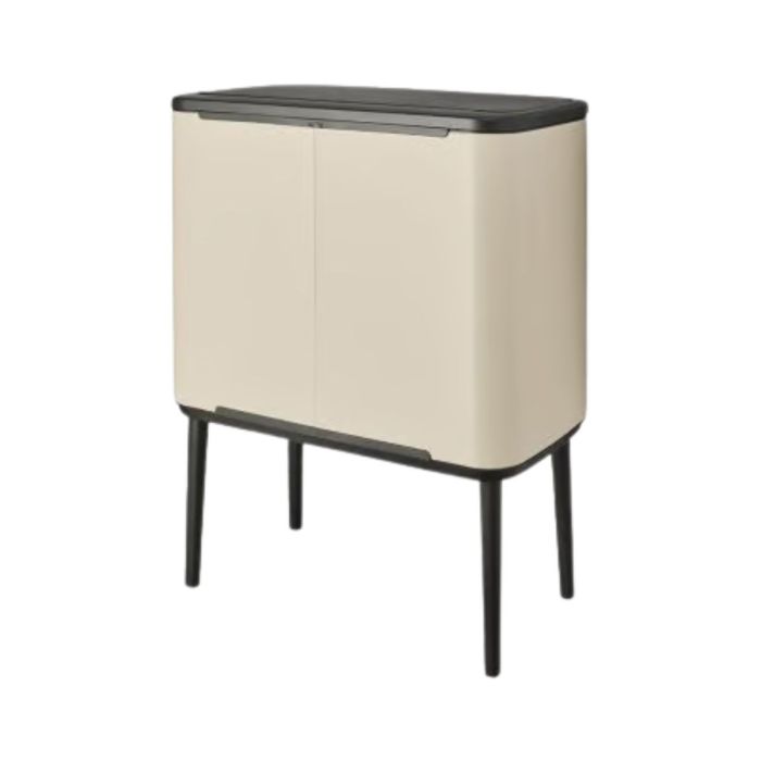 Brabantia Bo Touch Bin Prullenbak 11+23 Liter Soft Beige 