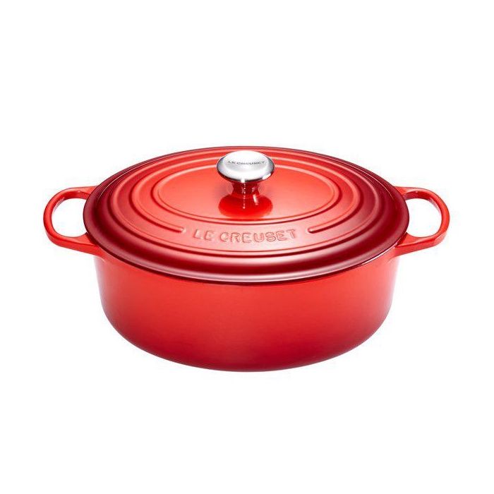 Le Creuset Ovaal Braad/Stoofpan Kersenrood Ø 31 cm 6,3 liter