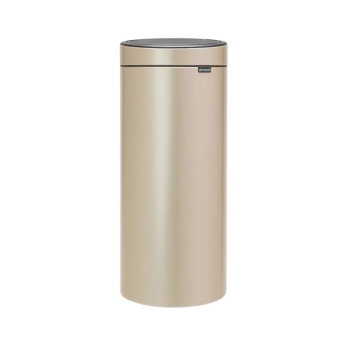 Brabantia Touch Bin New Touch Prullenbak  30 Liter Mat Goud