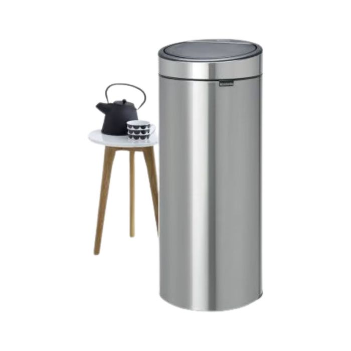 Brabantia Touch Bin New Prullenbak 30 Liter Matt Steel