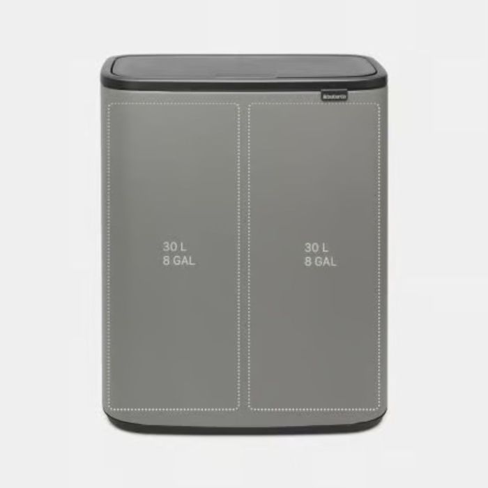 Brabantia Bo Touch Bin Prullenbak 2X30 Liter