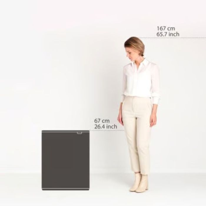 Brabantia Bo Touch Bin Prullenbak 2X30 Liter