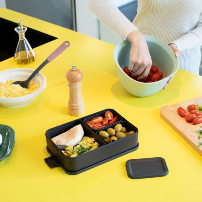BRABANTIA LUNCHBOX DARK GREY L