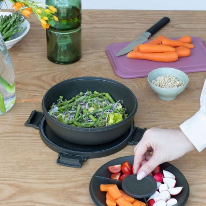 BRABANTIA SALADE LUNCHKOM DARK GREY