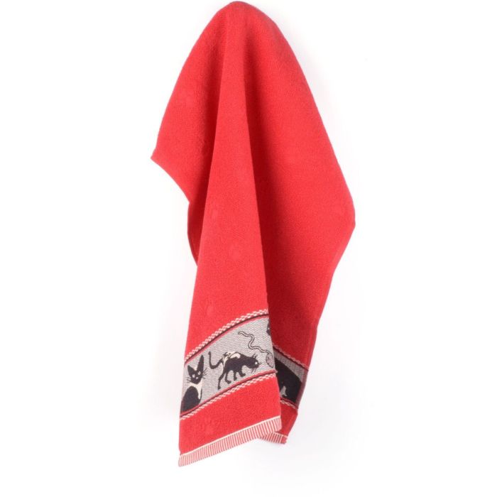 Bunzlau Castle Keukendoek CATS RED