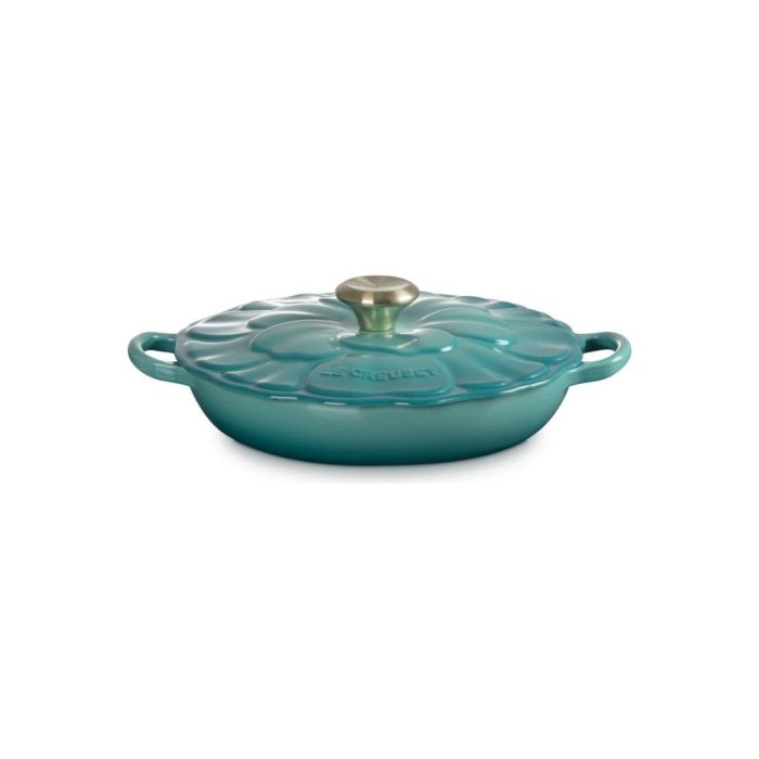 Le Creuset Campagnard Bleu Riviera Blossom 26cm