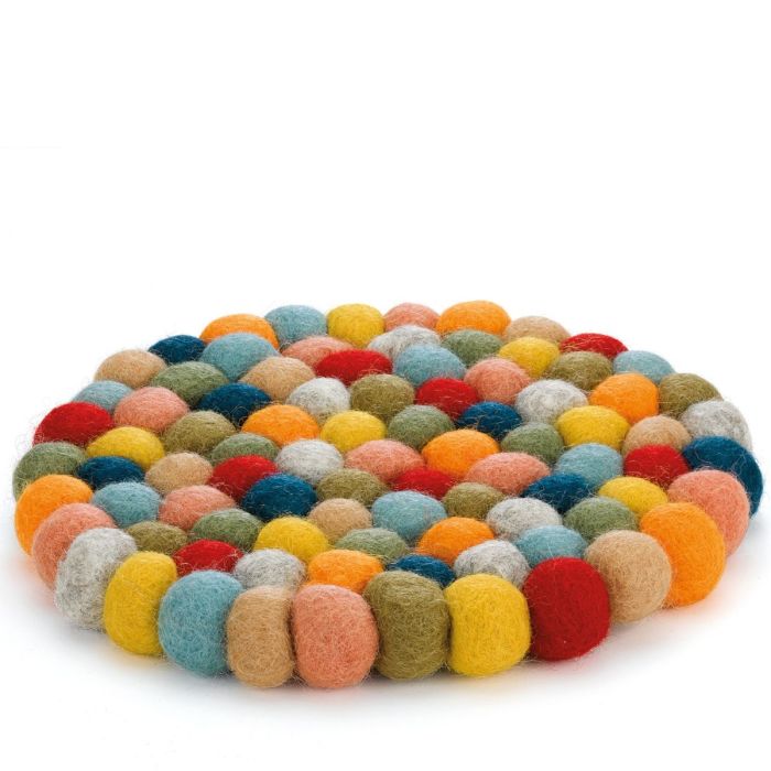 CILIO ONDERZETTER ROND MULTICOLOR