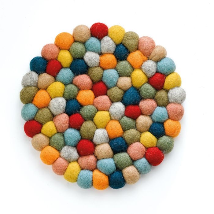 CILIO ONDERZETTER ROND MULTICOLOR