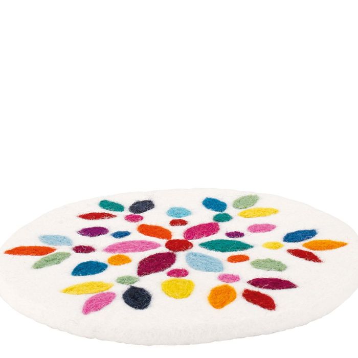 CILIO ONDERZETTER WIT BLOEMEN