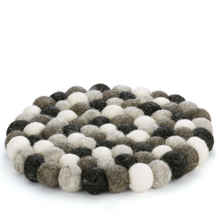 CILIO ONDERZETTER ROND ZW/WIT