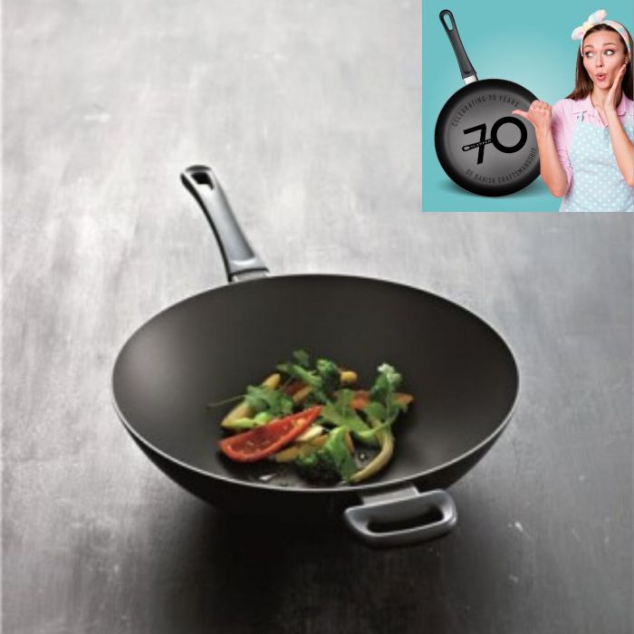SCANPAN CLASSIC 70TH ANNIVERSARY WOK 32CM INDUCTIE