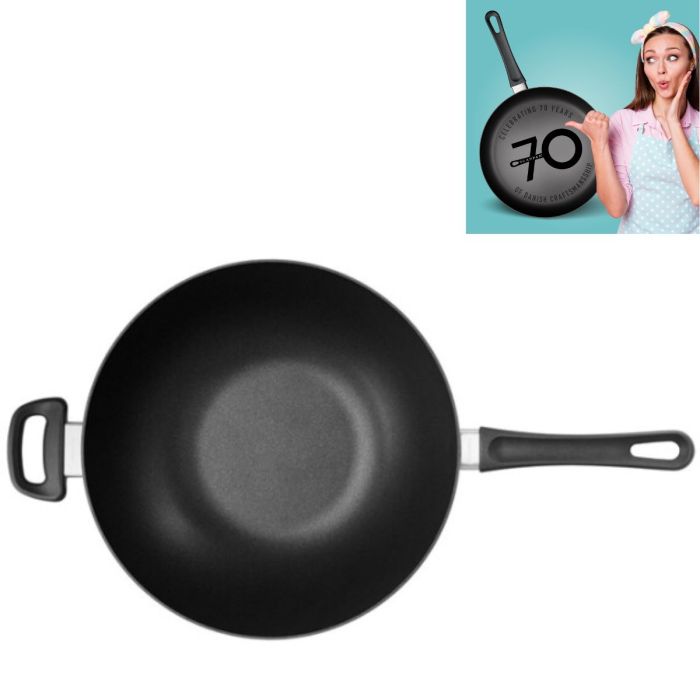 SCANPAN CLASSIC 70TH ANNIVERSARY WOK 32CM INDUCTIE