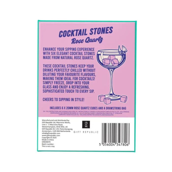 COCKTAIL STENEN Rose Quartz