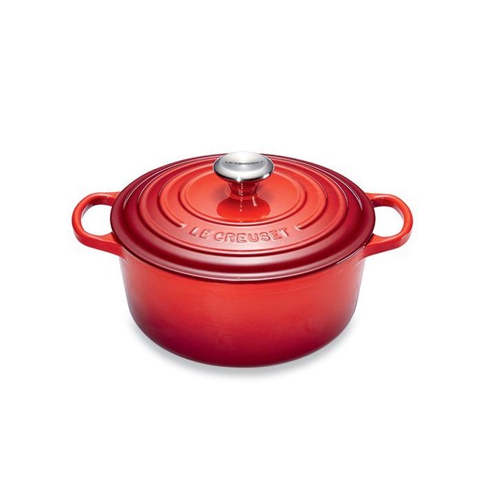 Le Creuset Ronde Braad/Stoofpan Kersenrood Ø 26 cm  5,3 liter 