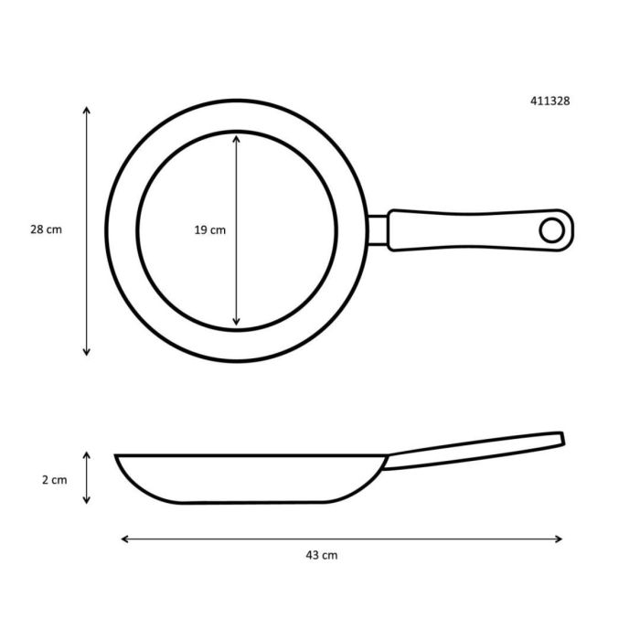 IBILI - CREPES / PANNENKOEKPAN 28CM