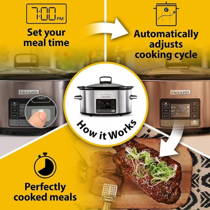 Crock-Pot CR066 Slowcooker - Time Select Functie