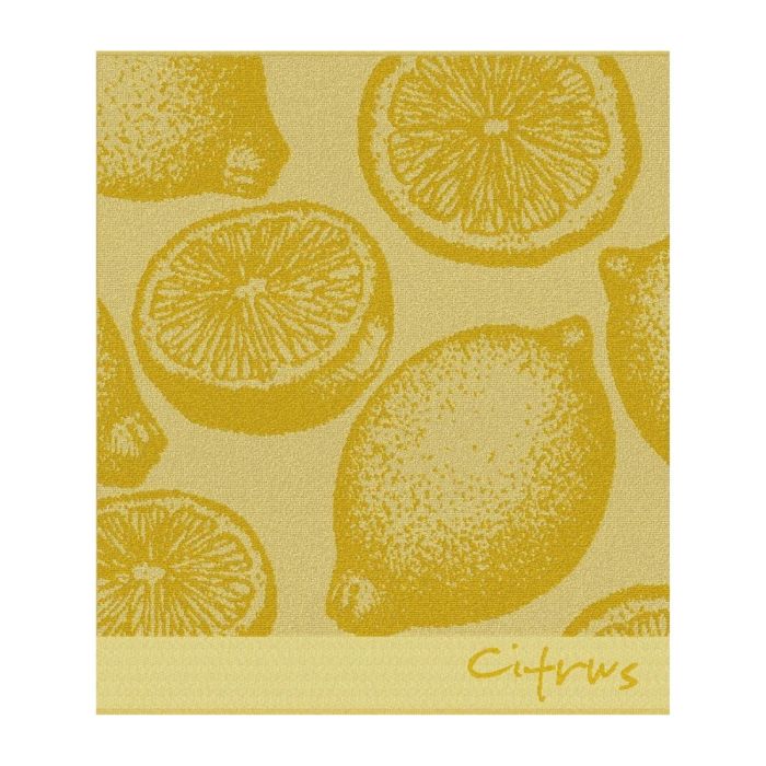 DDDDD KEUKENDOEK CITRUS GEEL