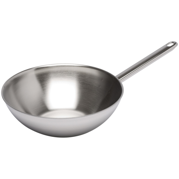 Demeyere Apollo 7 Wok 30 cm - vlakke bodem