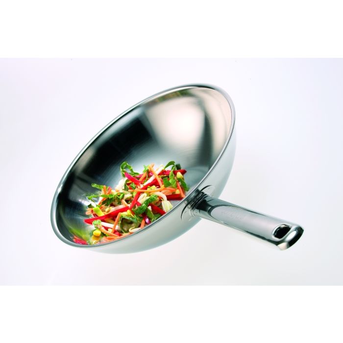 Demeyere Apollo 7 Wok 36 cm - vlakke bodem