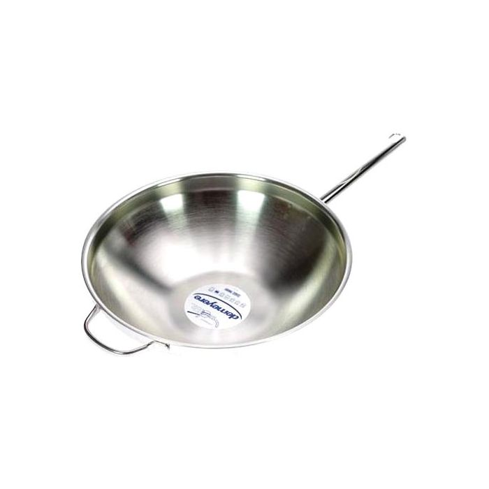 Demeyere Apollo 7 Wok 36 cm - vlakke bodem