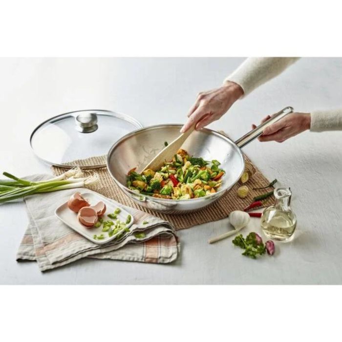 DeMeyere APOLLO 7 WOK 30 CM + GRATIS GLASdeksel