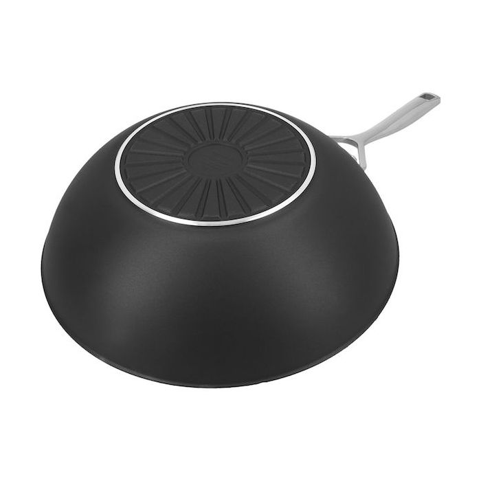 Demeyere ALU PRO 5 Wok vlakke bodem Ceraforce 30cm PFAS-vrij